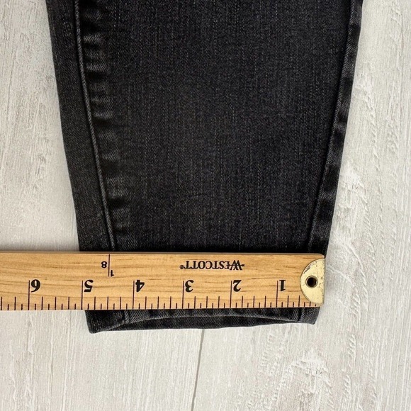 Judy Blue High Waist Skinny Fit Jeans Women 22W Waist 38 Washed Black Stretch - Picture 13 of 14